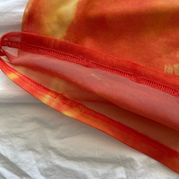 Andersson Bell Orange Sheer Long-sleeve Top by JW Anderson - Picture 4 of 6